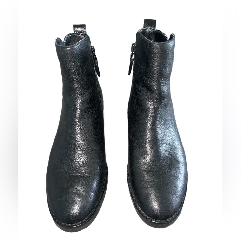 Cole Haan Black Leather Ankle Boots - Picture 2 of 10
